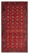 Bordered  Tribal Red Area rug Unique Turkish Hand-knotted 358571