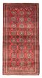Bordered  Traditional Red Area rug 3x5 Afghan Hand-knotted 380569