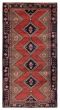 Geometric  Vintage/Distressed Red Area rug Unique Turkish Hand-knotted 389770