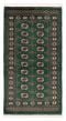 Bordered  Traditional Green Area rug 3x5 Pakistani Hand-knotted 391987