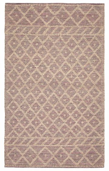 Braided  Transitional Green Area rug 5x8 Indian Braid weave 394187