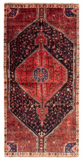 Traditional  Tribal Blue Area rug 4x6 Turkish Hand-knotted 392957