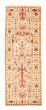 Bordered  Traditional Grey Runner rug 8-ft-runner Indian Hand-knotted 344366