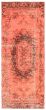 Overdyed  Transitional Pink Runner rug 7-ft-runner Turkish Hand-knotted 366822