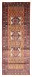 Bordered  Traditional Brown Runner rug 10-ft-runner Afghan Hand-knotted 380278