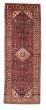 Bordered  Traditional Blue Runner rug 11-ft-runner Persian Hand-knotted 385597