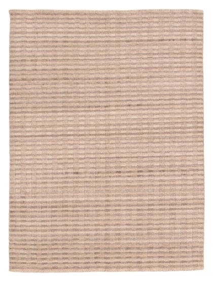 Gabbeh  Transitional Brown Area rug 4x6 Indian Hand Loomed 350649
