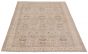 Bordered  Traditional Ivory Area rug 5x8 Turkish Hand-knotted 288268