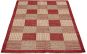 Casual  Transitional Red Area rug 5x8 Afghan Hand-knotted 292981