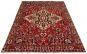 Bordered  Traditional Red Area rug 6x9 Persian Hand-knotted 302972