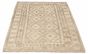 Bordered  Geometric Grey Area rug 5x8 Turkish Flat-weave 316330