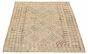 Bordered  Geometric Grey Area rug 4x6 Turkish Flat-weave 316332