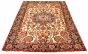 Bordered  Traditional Ivory Area rug 6x9 Persian Hand-knotted 324113