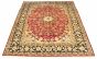 Bordered  Traditional Red Area rug 6x9 Persian Hand-knotted 324308