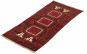 Afghan Rizbaft 2'11" x 6'3" Hand-knotted Wool Red Rug