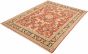 Pakistani Lahore Finest Collection  8'1" x 10'9" Hand-knotted Wool Red Rug