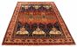 Indian Jules Serapi 7'0" x 9'11" Hand-knotted Wool Dark Copper Rug