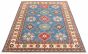Afghan Finest Ghazni 6'10" x 9'10" Hand-knotted Wool Blue Rug