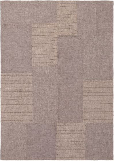 Casual  Transitional Grey Area rug 4x6 Indian Handmade 307554