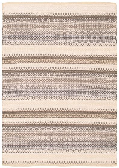 Flat-weaves & Kilims  Transitional Grey Area rug 3x5 Turkish Flat-weave 339255