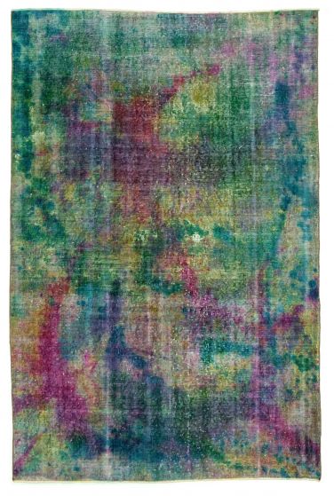 Casual  Transitional  Area rug 5x8 Turkish Hand-knotted 327545
