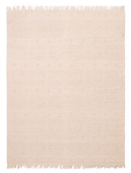 Braided  Transitional Ivory Area rug 6x9 Indian Braid weave 390564