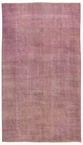 Overdyed  Transitional Red Area rug 6x9 Turkish Hand-knotted 342164