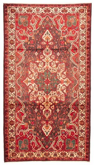 Bordered  Traditional Grey Area rug 6x9 Persian Hand-knotted 366127