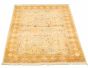 Bordered  Traditional Ivory Area rug 3x5 Pakistani Hand-knotted 318960