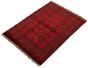 Afghan Finest-Khal-Mohammadi 4'11" x 6'7" Hand-knotted Wool Red Rug