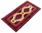 Afghan Rizbaft 3'4" x 6'4" Hand-knotted Wool Red Rug