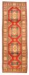 Bordered  Traditional Red Runner rug 11-ft-runner Afghan Hand-knotted 348230