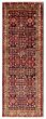 Bordered  Traditional Red Runner rug 10-ft-runner Persian Hand-knotted 352235