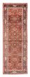 Bordered  Traditional Brown Runner rug 9-ft-runner Persian Hand-knotted 352261