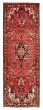 Bordered  Traditional Red Runner rug 10-ft-runner Turkish Hand-knotted 384689