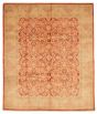 Bordered  Traditional Brown Area rug 6x9 Pakistani Hand-knotted 331174