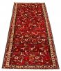 Persian Hamadan 3'5" x 10'1" Hand-knotted Wool Red Rug