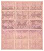 Flat-weaves & Kilims  Transitional Purple Area rug 6x9 Turkish Flat-Weave 367004