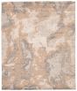 Casual  Contemporary Brown Area rug 6x9 Indian Hand-knotted 369589