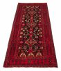 Afghan Royal Baluch 3'6" x 9'8" Hand-knotted Wool Rug 