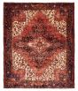 Geometric  Traditional Brown Area rug 8x10 Turkish Hand-knotted 390977