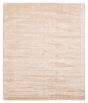 Solid  Transitional Ivory Area rug 6x9 Indian Hand Loomed 391622