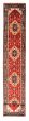 Bordered  Traditional Red Runner rug 19-ft-runner Indian Hand-knotted 344361