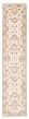Bordered  Traditional Ivory Runner rug 12-ft-runner Indian Hand-knotted 377715