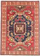 Traditional Red Area rug 4x6 Afghan Hand-knotted 202909