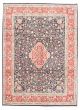 Bordered  Traditional Blue Area rug 9x12 Pakistani Hand-knotted 317785