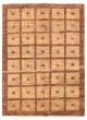 Bordered  Traditional Brown Area rug 4x6 Pakistani Hand-knotted 318098
