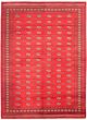 Bordered  Tribal Red Area rug 9x12 Pakistani Hand-knotted 328835