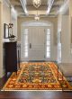 Bordered  Traditional Blue Area rug 5x8 Pakistani Hand-knotted 330571