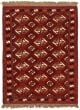 Bordered  Tribal Brown Area rug 3x5 Turkmenistan Hand-knotted 332472